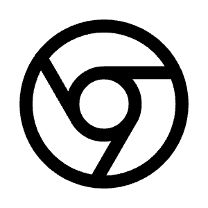 Brand Chrome Icon from Mynaui Line Set