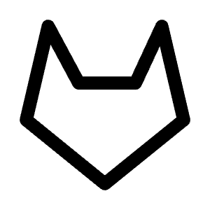 Brand Gitlab Icon from Mynaui Line Set