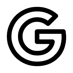 Brand Google Icon from Mynaui Line Set