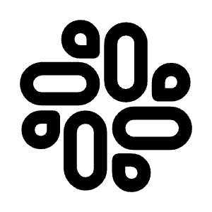 Brand Slack Icon from Mynaui Line Set