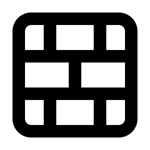 Brick Wall Icon from Lucide Line Set