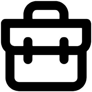 Briefcase Icon from Unicons Line Set