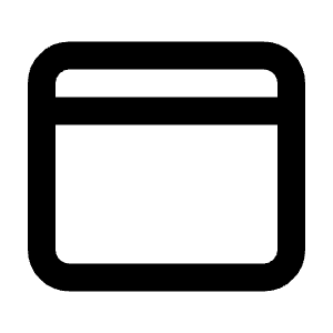 Browser Line Icon from Majesticons Line Set