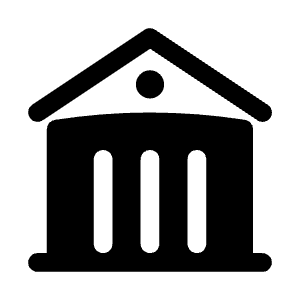 Building Library Icon from Heroicons Solid Set