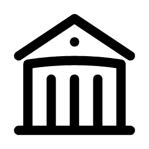 Building Library Icon from Heroicons Outline Set