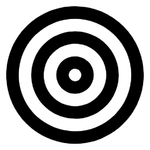 Bullseye Icon from Unicons Line Set