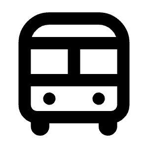 Bus Line Icon from Majesticons Line Set