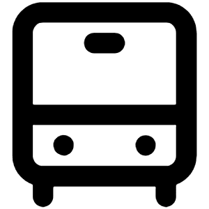 Bus Icon from Unicons Line Set