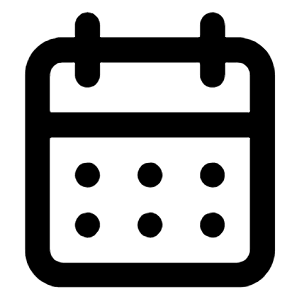 Calendar Alt Icon from Unicons Line Set