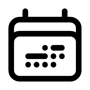 Calendar Date Range Icon from Heroicons Outline Set