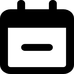 Calendar Minus Icon from Font Awesome Regular Set