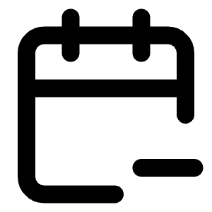 Calendar Minus Icon from Lucide Line Set