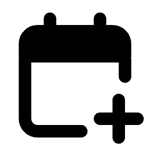 Calendar Plus Icon from Majesticons Solid Set