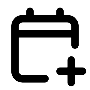 Calendar Plus Line Icon from Majesticons Line Set