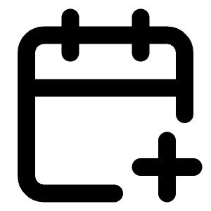 Calendar Plus Icon from Lucide Line Set