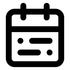 Calendar Range Icon from Lucide Line Set