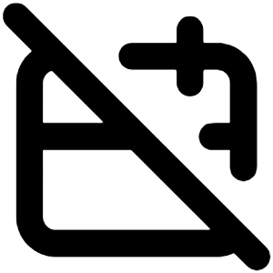 Calendar Slash Icon from Unicons Line Set
