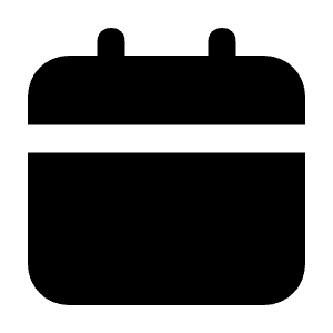 Calender Icon from Unicons Solid Set