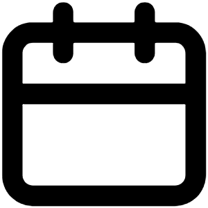 Calender Icon from Unicons Line Set