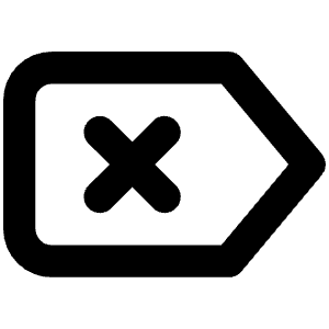 Cancel Icon from Unicons Line Set
