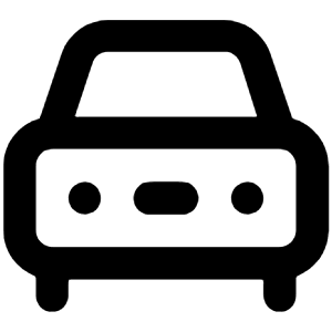 Car Icon from Unicons Line Set