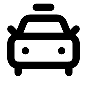 Car Taxi Front Icon from Lucide Line Set