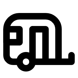 Caravan Icon from Lucide Line Set