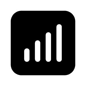 Chart Bar Square Icon from Heroicons Solid Set
