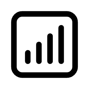 Chart Bar Square Icon from Heroicons Outline Set