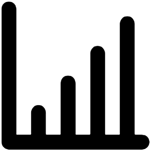 Chart Growth Icon from Unicons Line Set