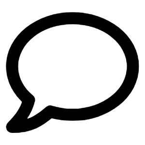 Chat 2 Line Icon from Majesticons Line Set