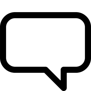 Chat Bubble Icon from Radix Set