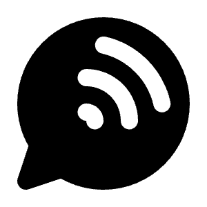 Chat Signal Icon from Majesticons Solid Set