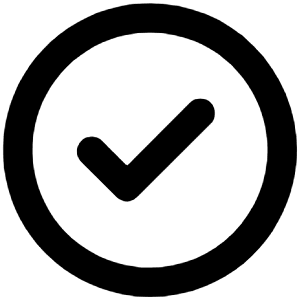 Check Circle Icon from Unicons Line Set