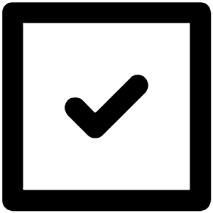 Check Square Icon from Unicons Line Set