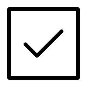 Check Square Icon from Unicons Thinline Set