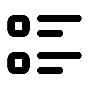 Checkbox List Detail Line Icon from Majesticons Line Set
