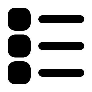 Checkbox List Icon from Majesticons Solid Set