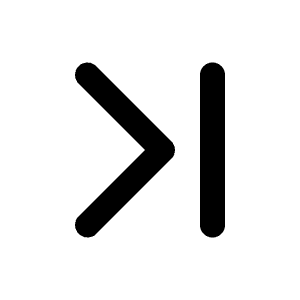 Chevron Last Icon from Lucide Line Set