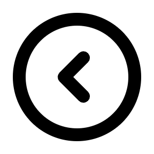 Chevron Left Circle Line Icon from Majesticons Line Set