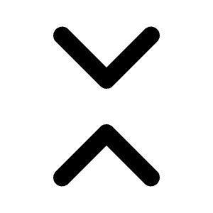 Chevrons Down Up Icon from Lucide Line Set