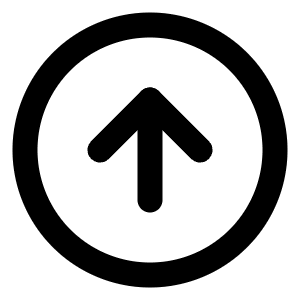 Circle Arrow Up Icon from Lucide Line Set
