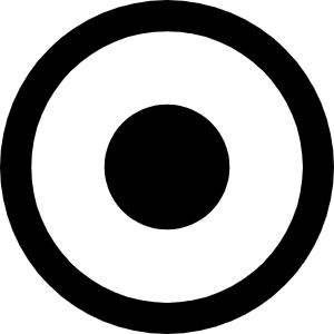 Circle Dot Icon from Font Awesome Regular Set