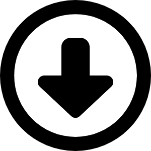 Circle Down Icon from Font Awesome Regular Set