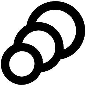 Circle Layer Icon from Unicons Line Set