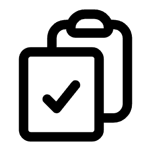 Clipboard Document Check Icon from Heroicons Outline Set