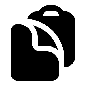 Clipboard Document Icon from Heroicons Solid Set