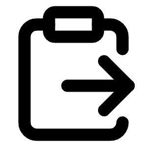 Clipboard Paste Icon from Lucide Line Set