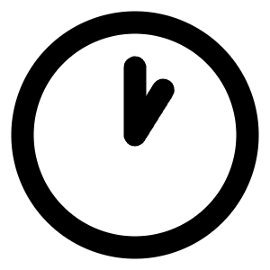 Clock 1 Icon from Lucide Line Set