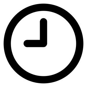 Clock 9 Icon from Lucide Line Set